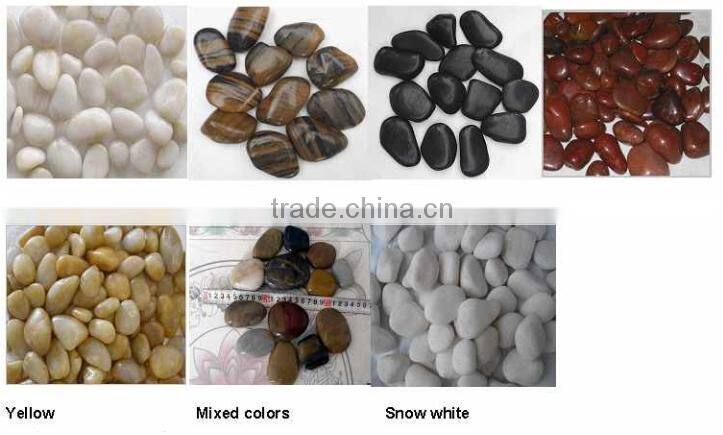 Hot sell natural white meshed pebble