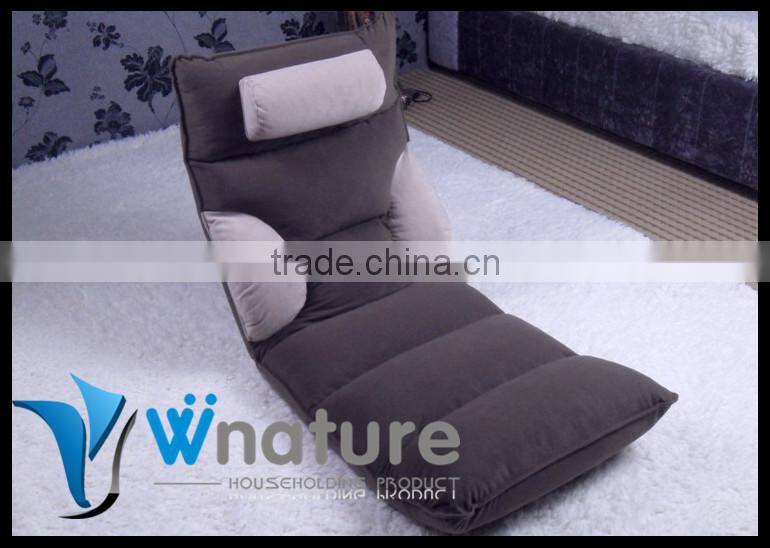fashion creative suede leisure sofa, high seat leisure sofa chair, leisure modern floor sofa seating