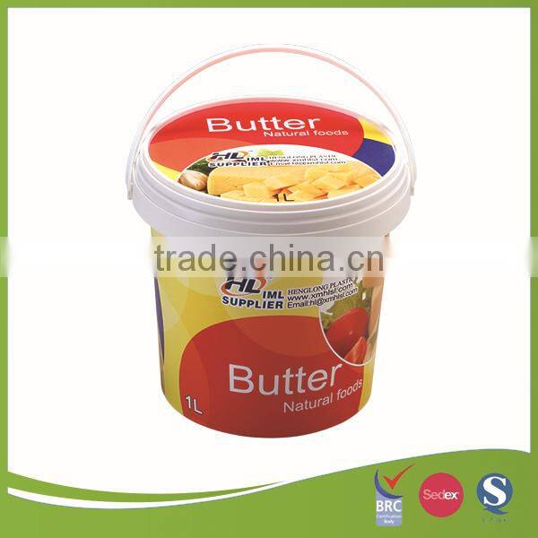 730ml/1000ml food grade pp plastic bucket
