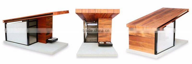 Wood painting indoor and outdoor dog house