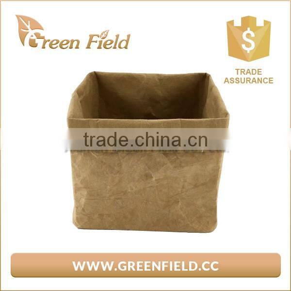 Eco-friendly storage bag tyvek and washable kraft paperstorage bag