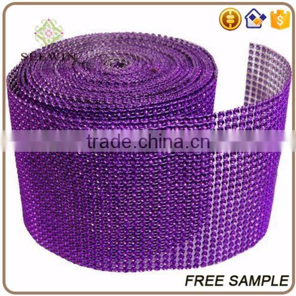 decorative glossy gold grosgrain mesh sequin ribbon