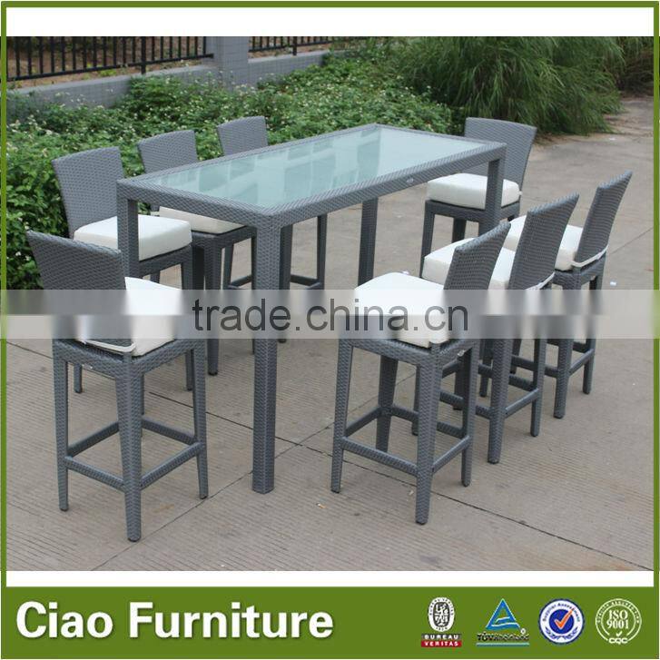 Outdoor leisure cofe shop bar table set