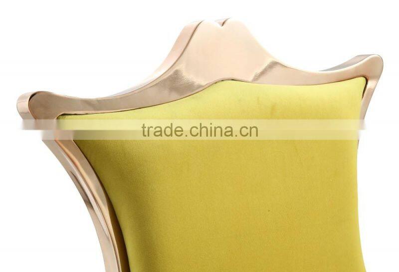 2016 luxury stainless steel dinning chair for whole sale A79G