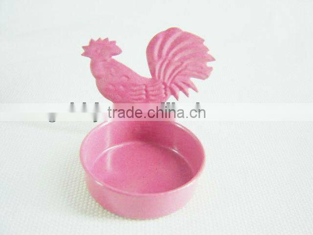 Simple Metal Iron Animal Candle Holder with various color