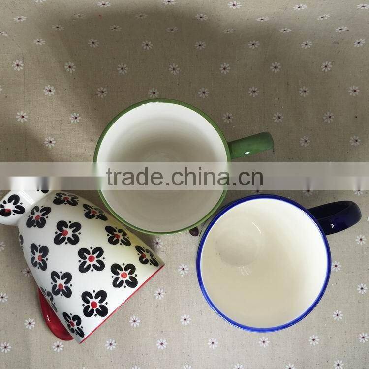 Stocked hand-painted ceramic cup coffee cup cereal milk mug