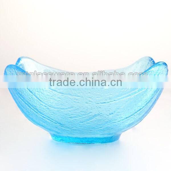 hot sale mini colorful glass bowl charger plates