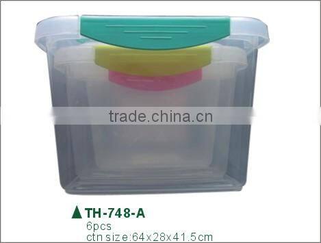 plastic storage handy box 3pcs as a set