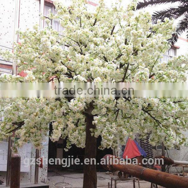 artificial white cherry blossom tree for wedding decoration in factory price