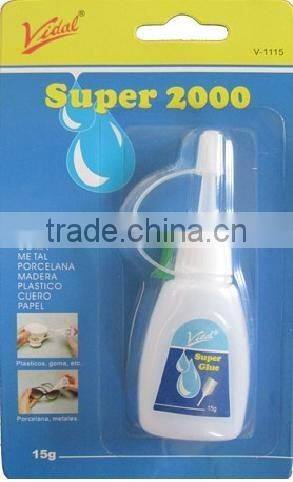 20g cheapest price and top quality 502 glue with plastic bottle