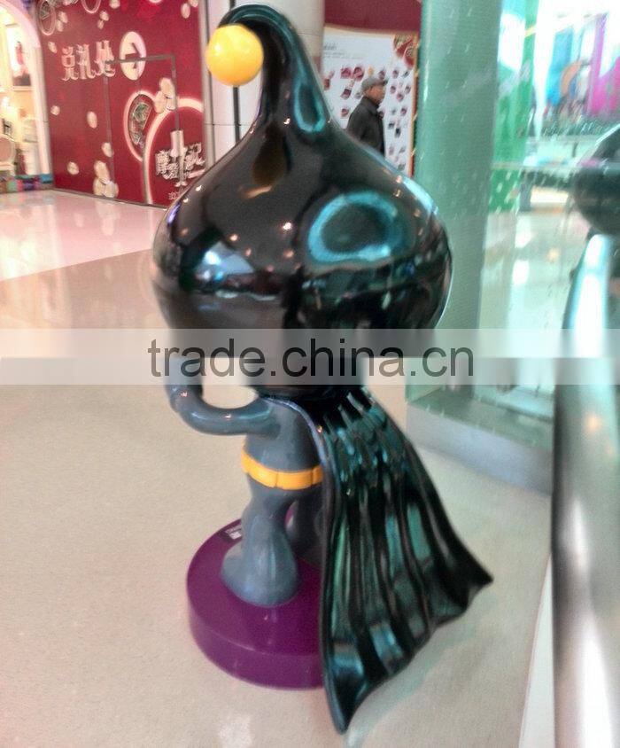 Superman cartoon figure mascot for shopping mall
