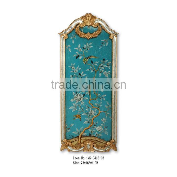 Art decor/Handpainting with polyresin frame MK-0418-03