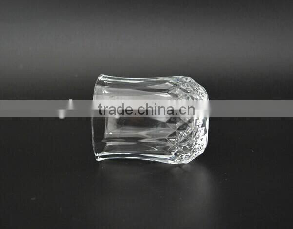 top quality clear glass whisky glass cup with magic