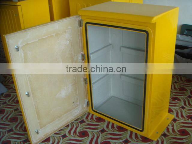 Fiber glass enclosure for battery