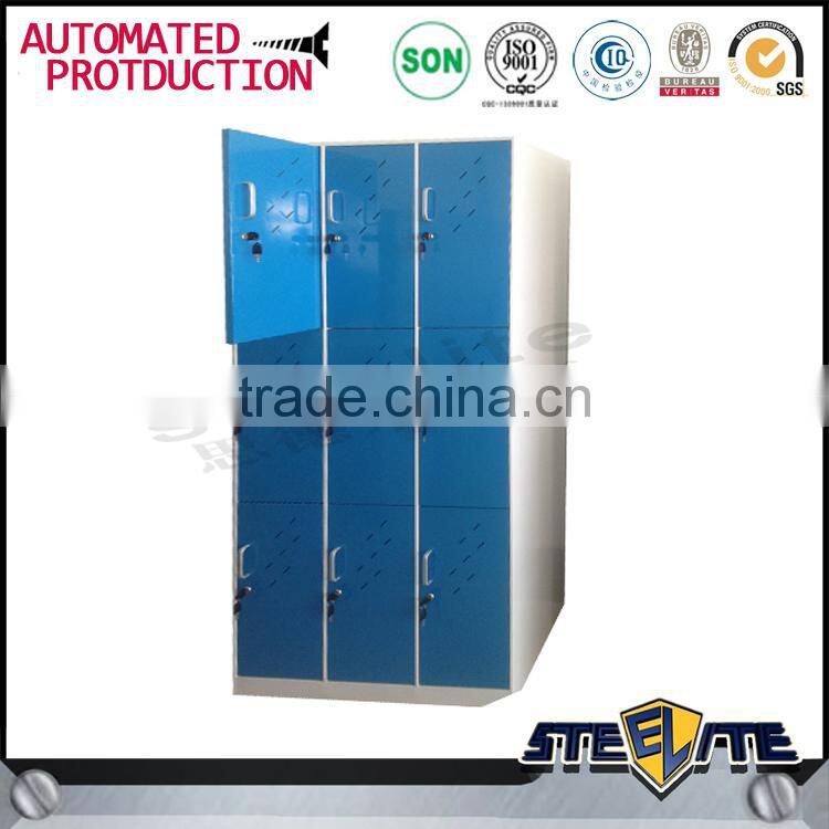 Diferent Color 9 Door Clean School Tall Lockers