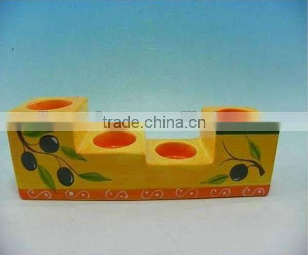 porcelain or ceramic candle holder