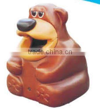 (HD-18714)Cartoon outdoor fiberglass trash cans