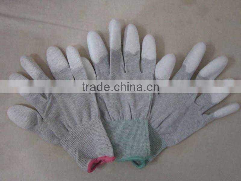Polyurethane palm coating nylon gloves