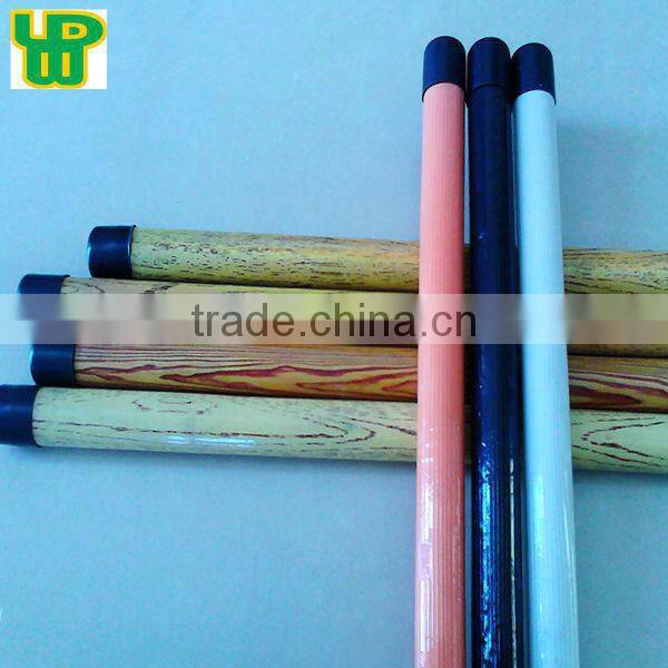 China supplier Eucalyptus wood PVC coated wooden broom handle with italian screw