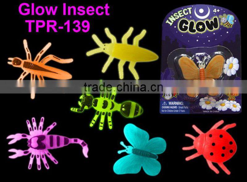 Promotional TPR Glow Insects Toys for Kids