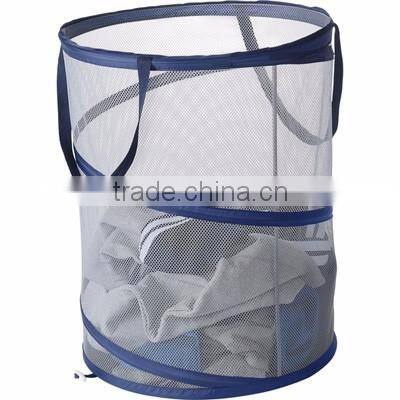 camp laundry usage and mesh material pop up laundry hamper