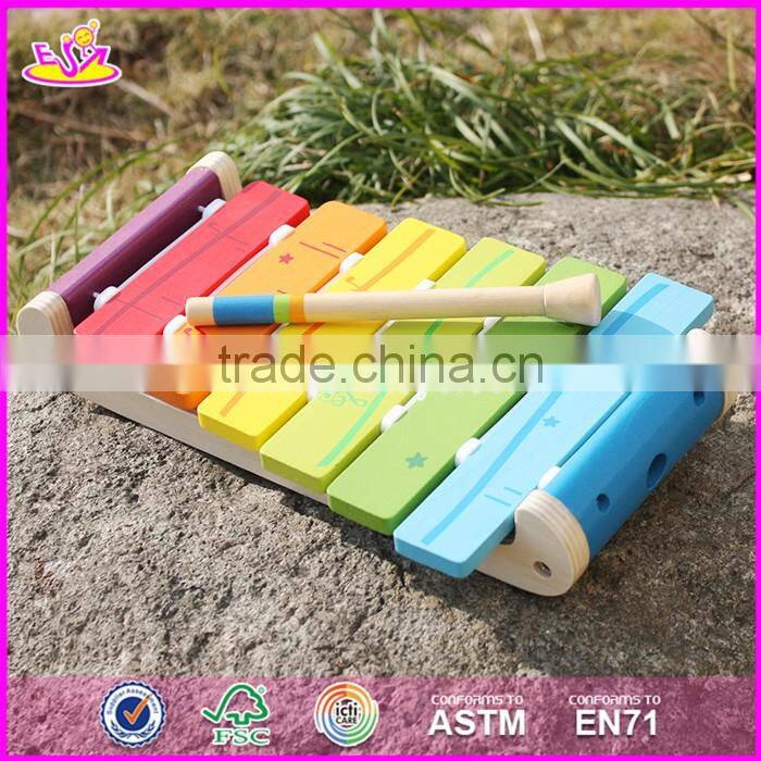 2017 New design children musical talent wooden xylophone for sale W07C056