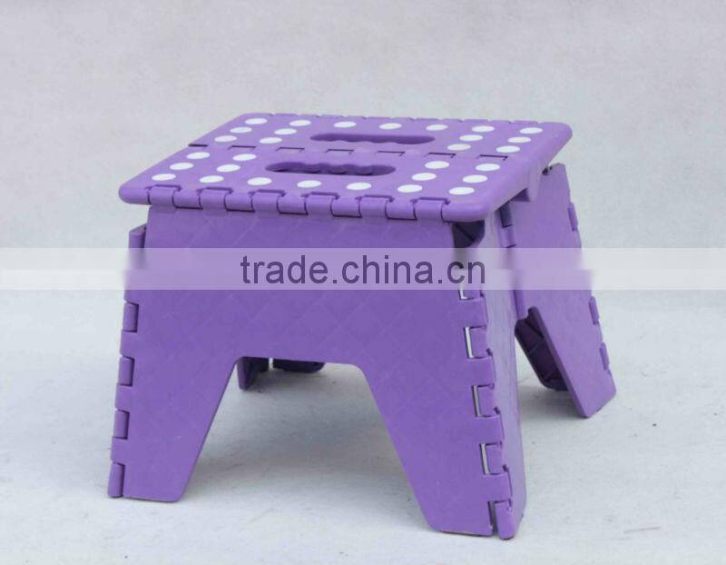 Customized printing plastic folding step stool