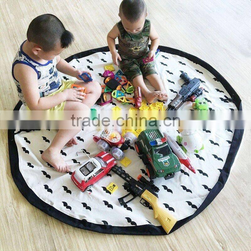 Children's Play Mat and Toys Storage Bag 60-inch