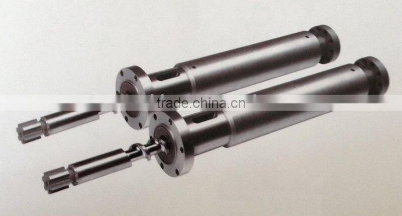 High quality nitrided rubber screw and barrel for plastic extruder machines