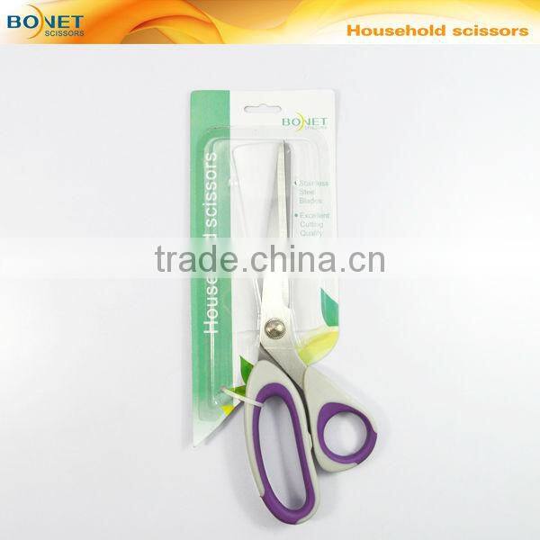 SHO0022P CE Certificated 9'' plastic household hot scissors