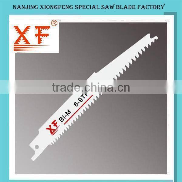 Progressive Teeth Bi-metal Saber Saw Blade for Cutting HDPE Pipes