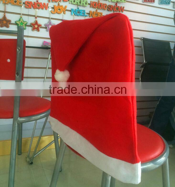 Hot sale cheap christmas santa chair cover wholesale