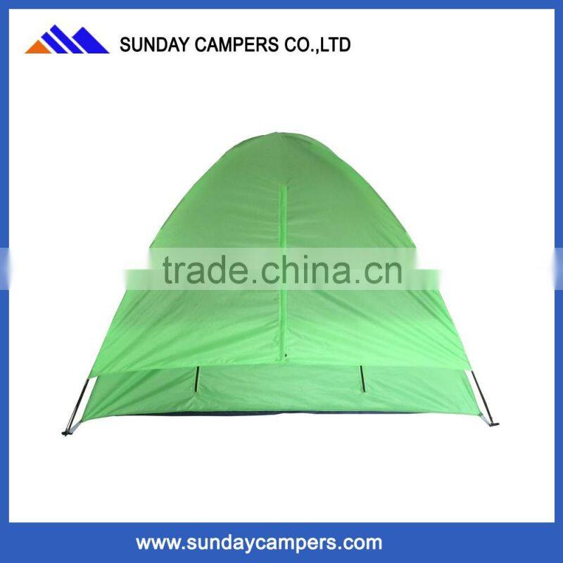 China 3-4 person custom made canvas heavy duty umbrella tents for camping