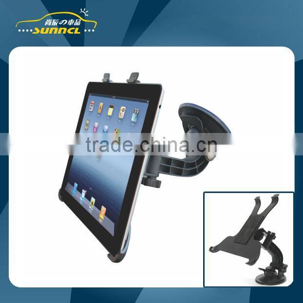 360 Degrees Revolving with Strong Suction Tablet Car Mount Holder for iPad 2 3 4 5 & 7-10 Inch