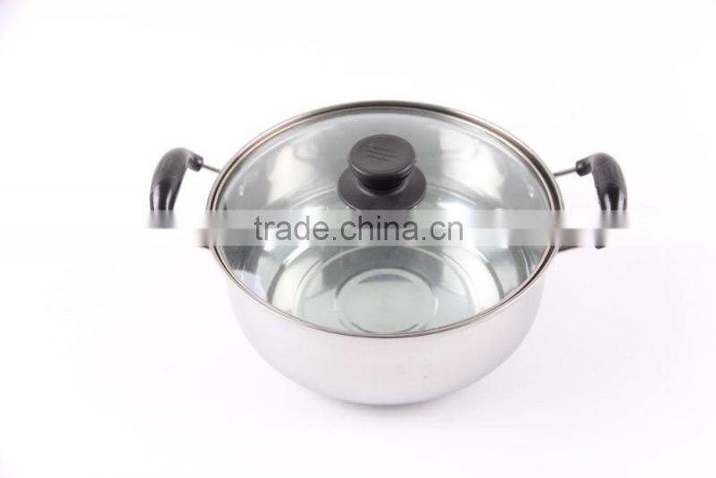 Hot Selling Tall Metal Stainless Steel Soup Pan Sause Pot
