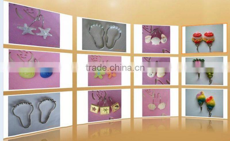 Resin shower hooks hooks