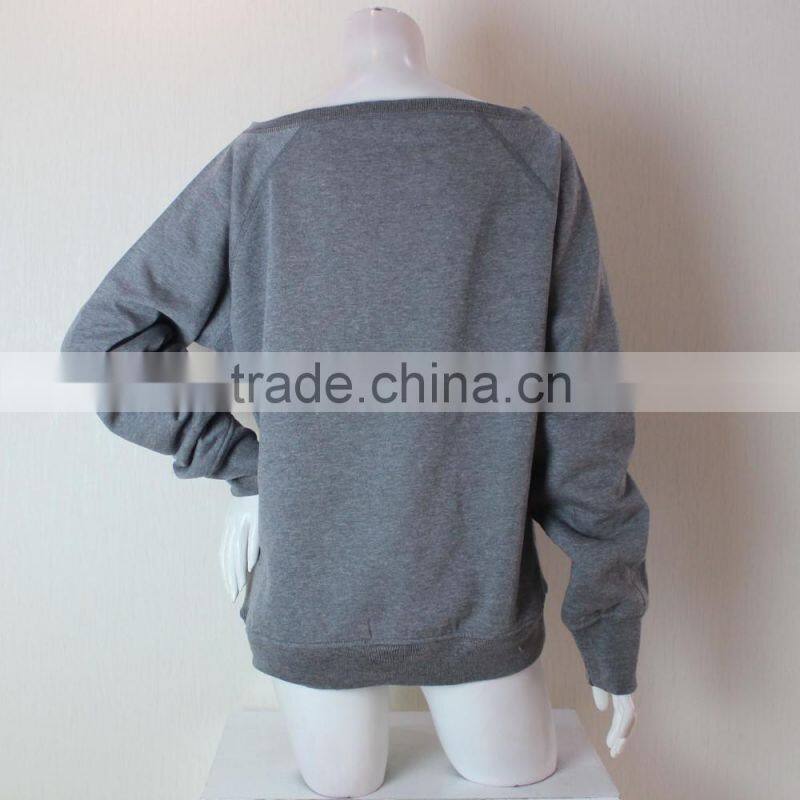 Women Fleece Hoody with Round Neck