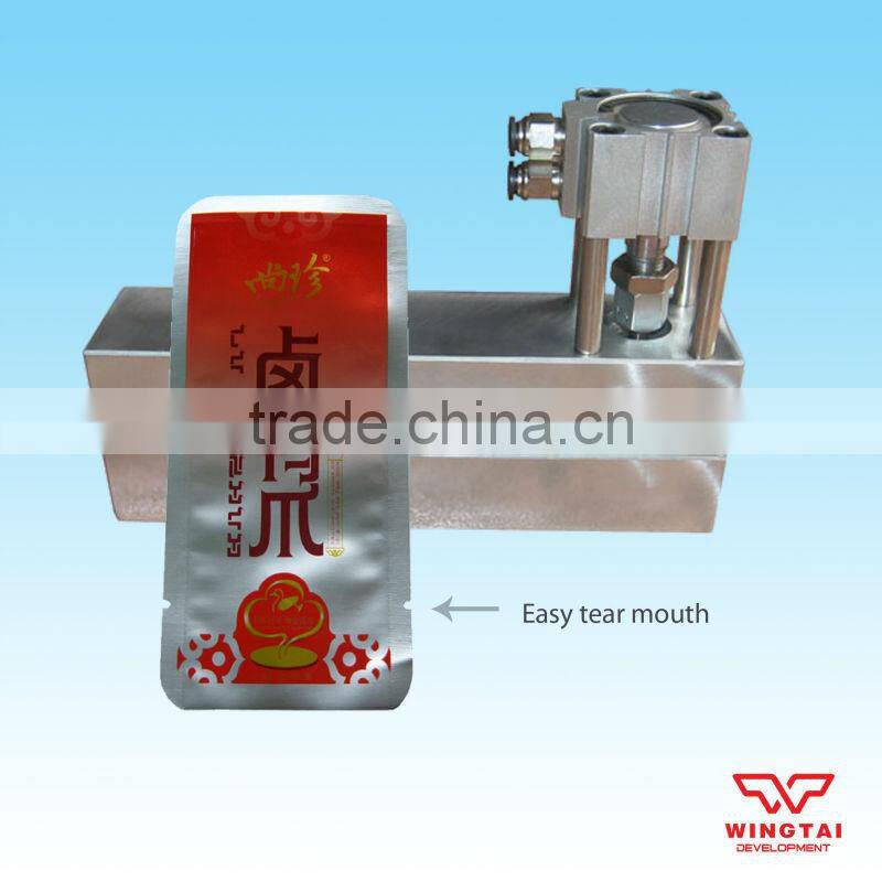 Round Corner Easy Tearing Notches Punching Machine