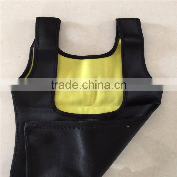 customer logo printing Hot sweat neoprene shapewear body shaper slimming sauna vest for women