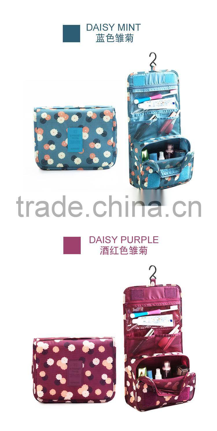 Alibaba best sell women promotion PVC and PU makeup cosmetic bag