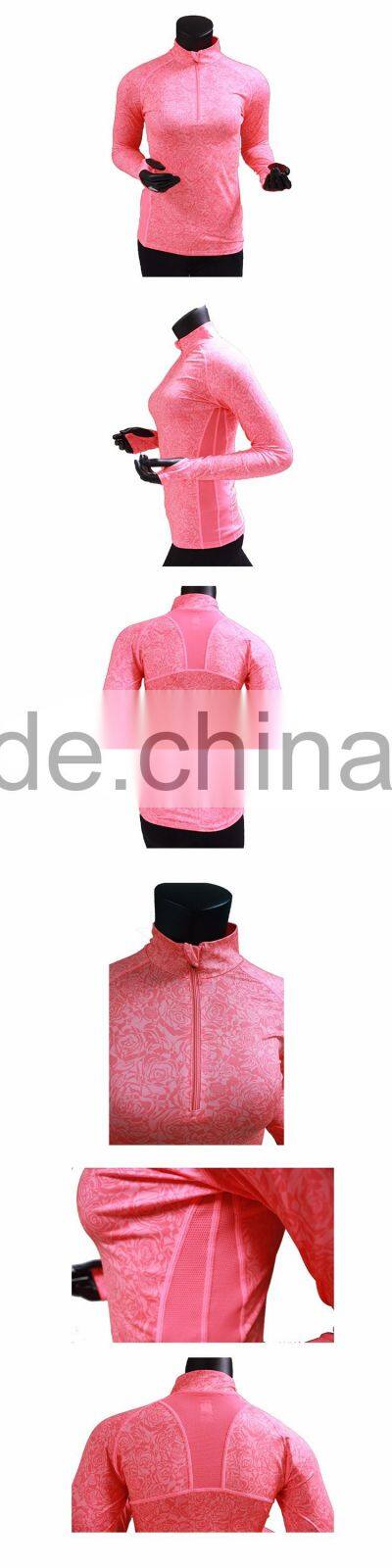 All Over Print Pink Running Plain Women Yoga Jacket