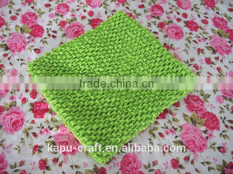 Solid color 9 inch girls crochet tube top lined children tube tops