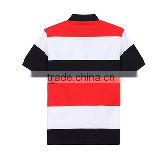 Cannda men striped polo shirt drop shipping