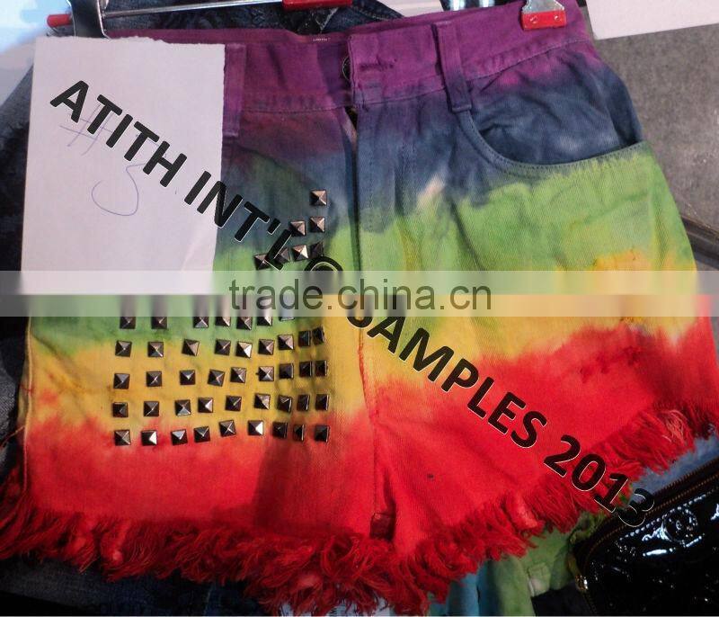 Tie Die Ladies Shorts