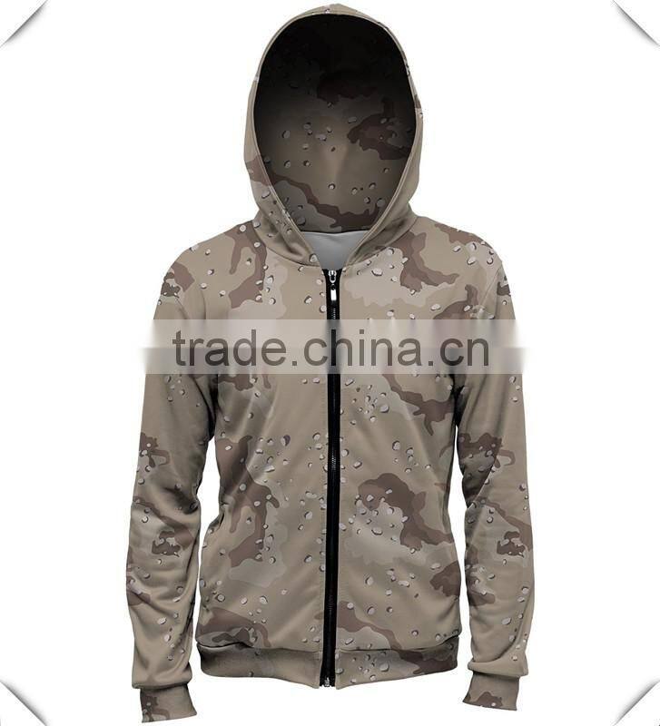 Womens Camo Zip up Hoodie Khaki Military Hoodie Desert Hoodie Dye Sublimation Hoodie Full Sublimation Print Hoodie Wholesale OEM