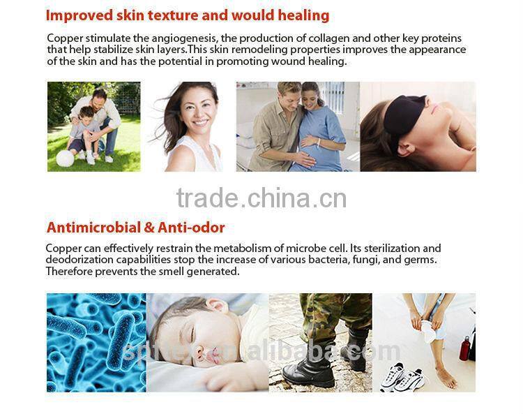 Breathable antimicrobial Copper performance shirts