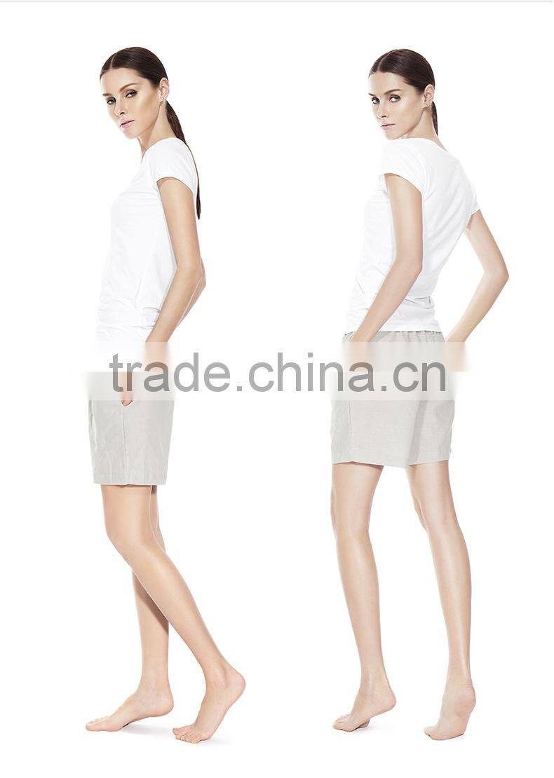 100% cotton t-shirt v neck Household cloth