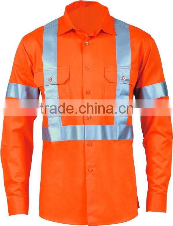 High Quality Wholesale Mens Coverall Reflective Safety Hi Vis Workwear