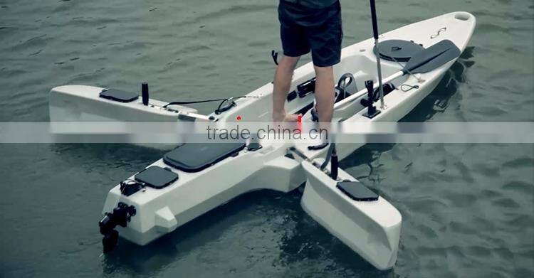 plastic power kayak with 40lb motor