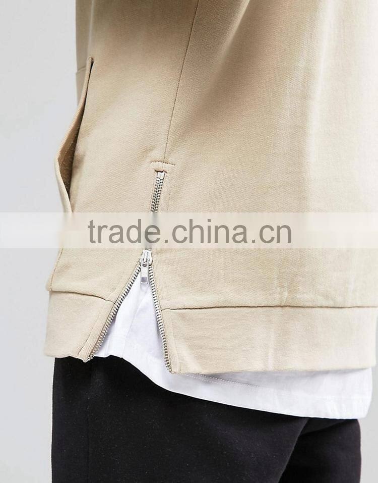 2017 Creative ODM OEM customized sized material men new pant jacket hoodie coat design with pocket and Zipper pants